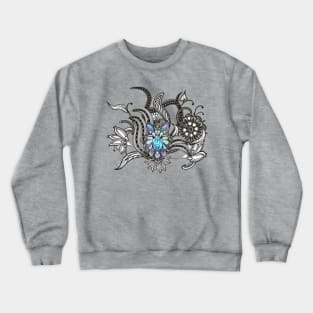 Awesome wolf, lineart Crewneck Sweatshirt